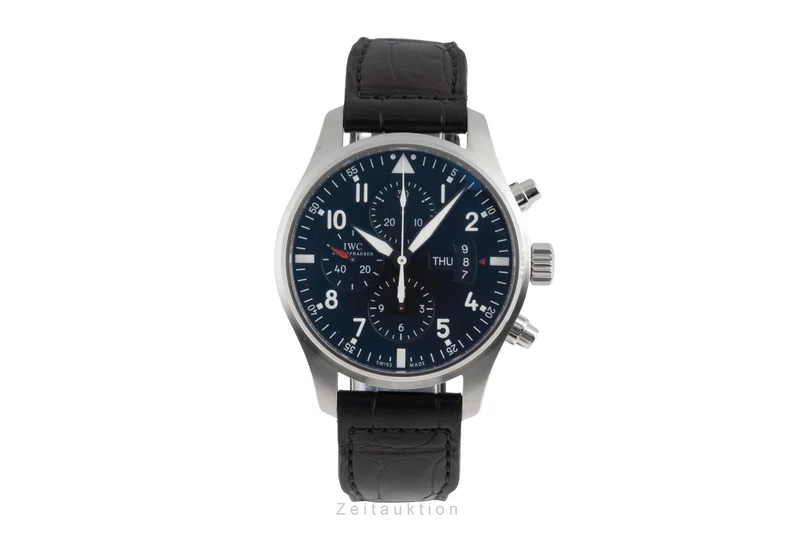 IWC Fliegerchronograph chronograph steel automatic men's watch IW377701 LP: 7300EUR [2503560]