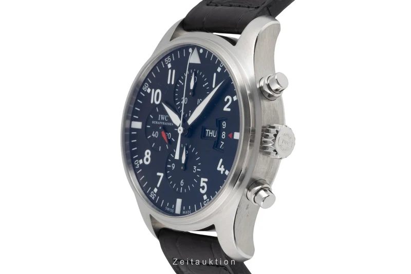 IWC Fliegerchronograph chronograph steel automatic men's watch IW377701 LP: 7300EUR [2503560]