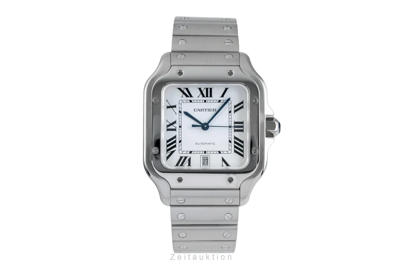 Cartier Santos steel automatic men's watch WSSA0018 LP: 8850EUR [2504674]