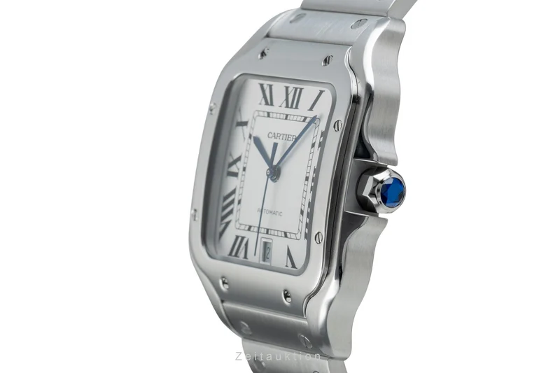 Cartier Santos steel automatic men's watch WSSA0018 LP: 8850EUR [2504674]