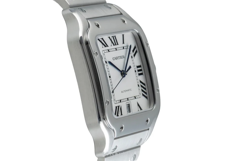 Cartier Santos steel automatic men's watch WSSA0018 LP: 8850EUR [2504674]