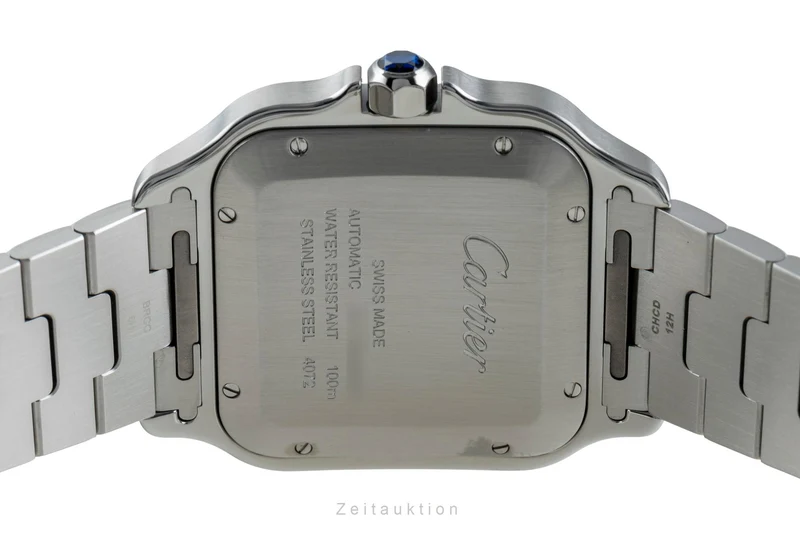 Cartier Santos steel automatic men's watch WSSA0018 LP: 8850EUR [2504674]