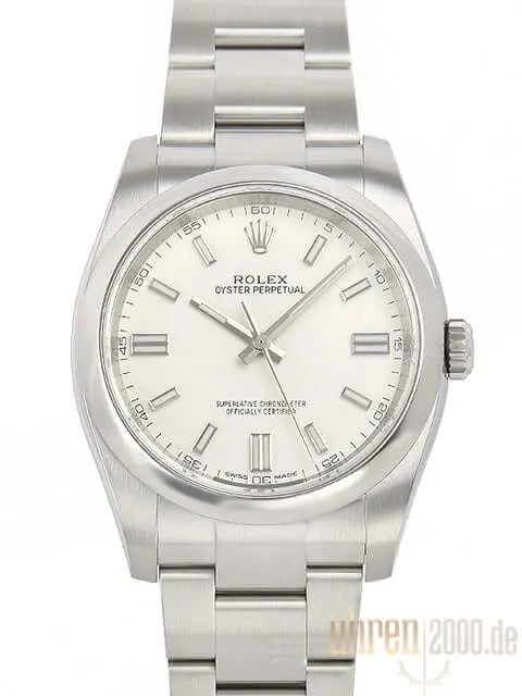Rolex Oyster Perpetual 36 116000 Weiß Index