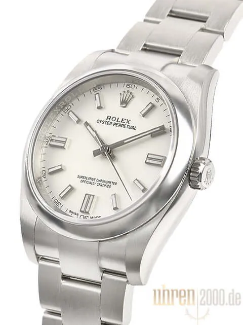 Rolex Oyster Perpetual 36 116000 Weiß Index