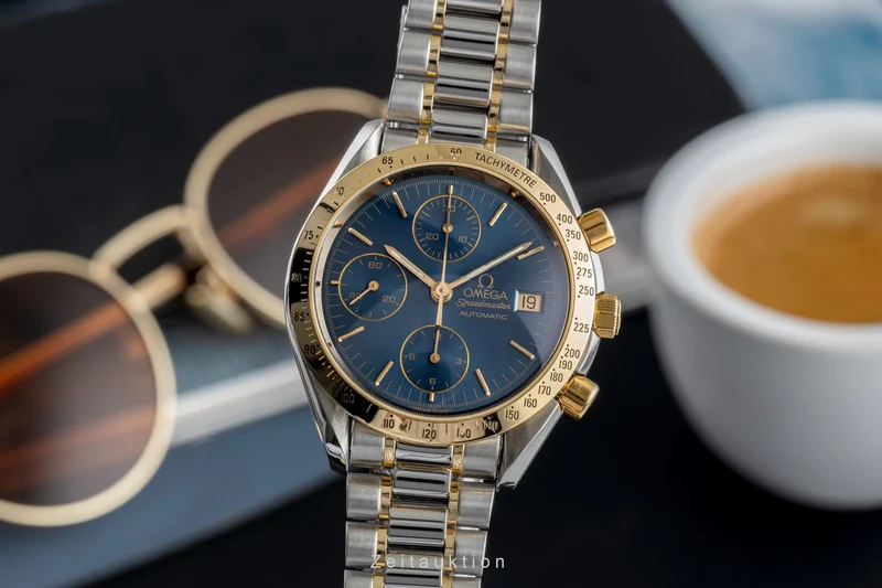 Omega Speedmaster chronograph steel / gold automatic men's watch 3311.80.00 [2503851]