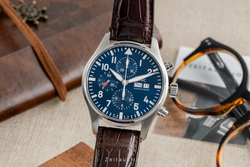 IWC Fliegerchronograph chronograph steel automatic men's watch IW377714 [2504318]