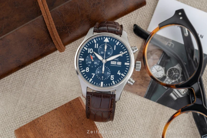 IWC Fliegerchronograph chronograph steel automatic men's watch IW377714 [2504318]