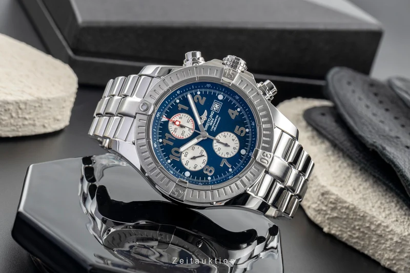 Breitling Super Avenger chronograph steel automatic men's watch A13370 [2503475]
