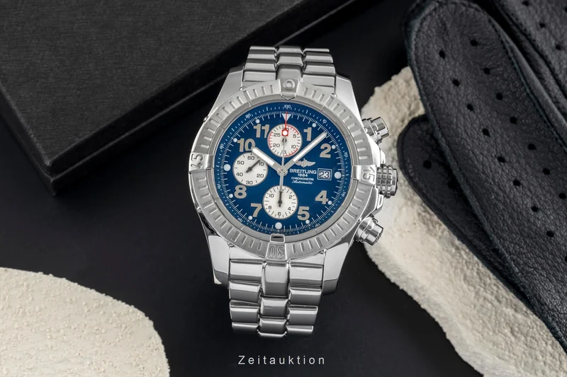 Breitling Super Avenger chronograph steel automatic men's watch A13370 [2503475]