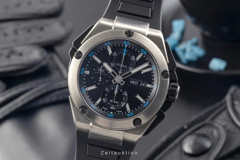 IWC Doppelchronograph chronograph titanium automatic men's watch IW386503 [2503396]