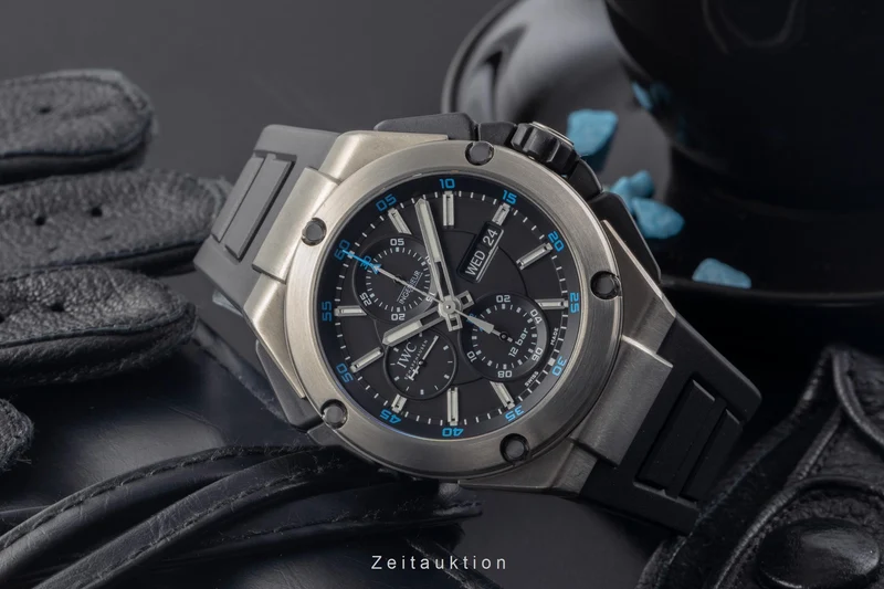 IWC Doppelchronograph chronograph titanium automatic men's watch IW386503 [2503396]