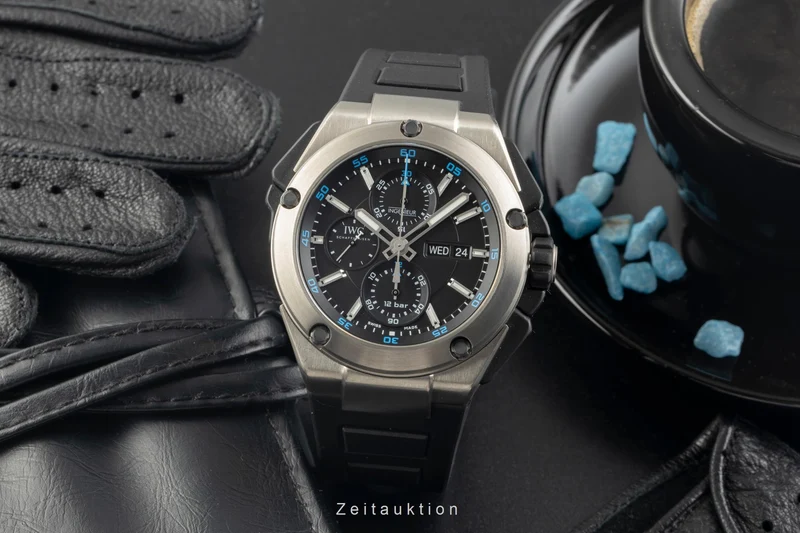 IWC Doppelchronograph chronograph titanium automatic men's watch IW386503 [2503396]