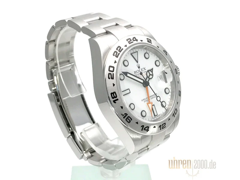 Rolex Explorer II 42 Edelstahl 216570 weißes Zifferblatt aus 2013