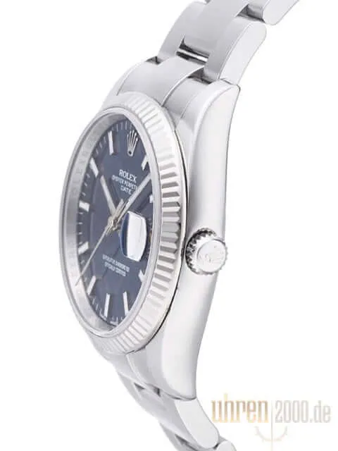 Rolex Oyster Perpetual Date 34 115234 Blau Index