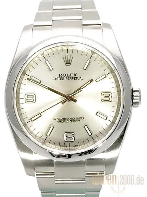Rolex Oyster Perpetual 36 116000 Silber aus 2013
