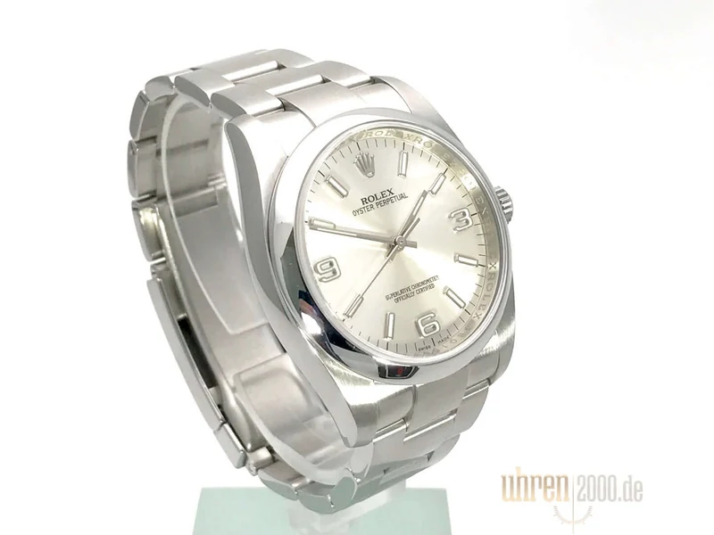 Rolex Oyster Perpetual 36 116000 Silber aus 2013
