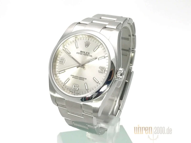 Rolex Oyster Perpetual 36 116000 Silber aus 2013