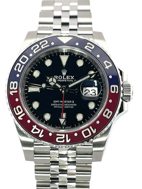 Rolex GMT Master II Edelstahl 126710BLRO
