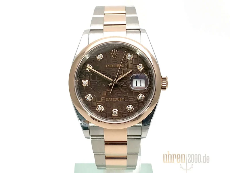 Rolex Datejust 36 126201 Schoko J Diamant