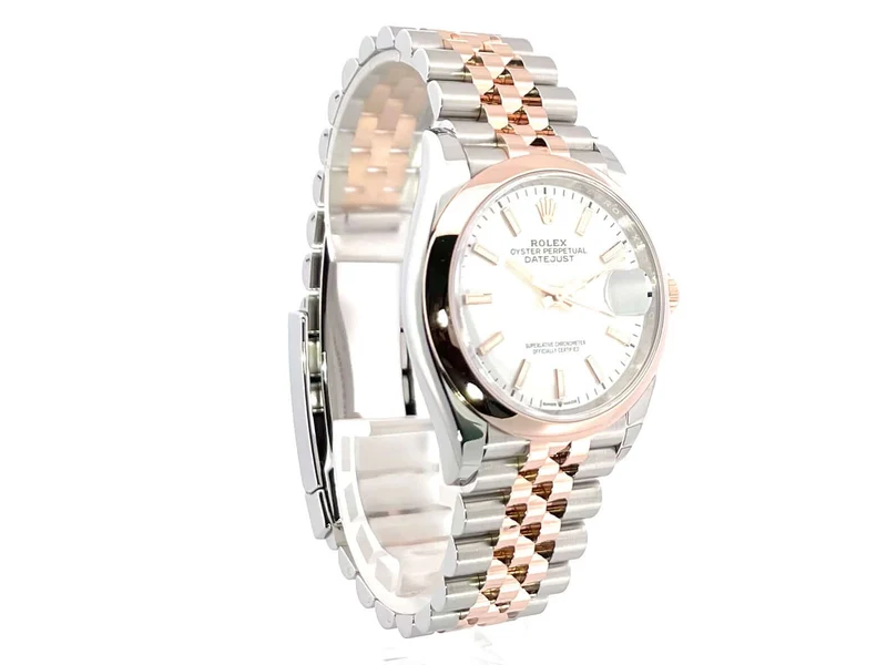 Rolex Datejust 36 126201 Weiß Index Jubile-Band