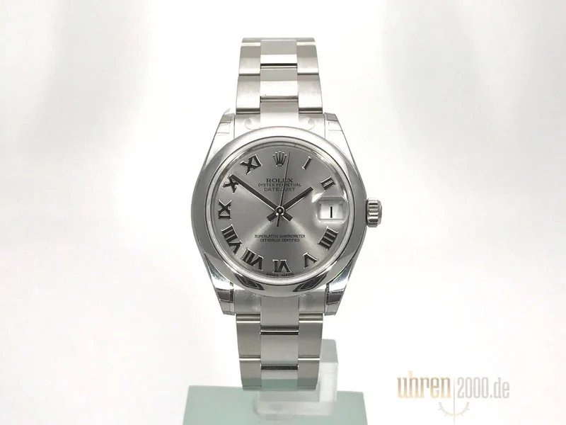 Rolex Oyster Datejust 31 178240 Rhodium Römisch