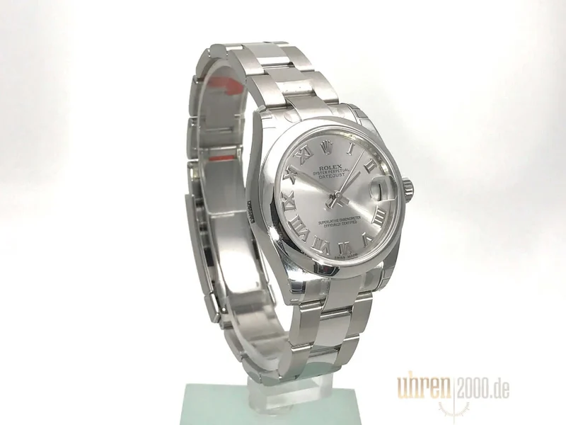 Rolex Oyster Datejust 31 178240 Rhodium Römisch