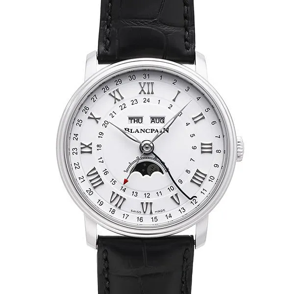 Blancpain Villeret Quantième Complet Phases de Lune GMT