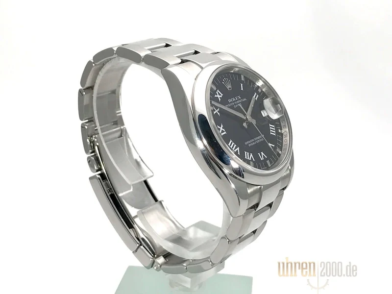 Rolex Oyster Perpetual Date 34 115200 Schwarz aus 2007
