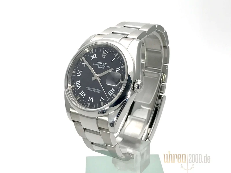 Rolex Oyster Perpetual Date 34 115200 Schwarz aus 2007