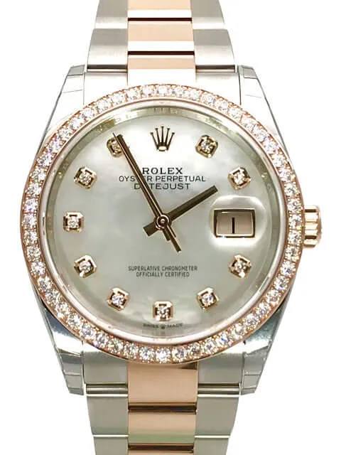Rolex Datejust 36 126281RBR Perlmutt Diamant