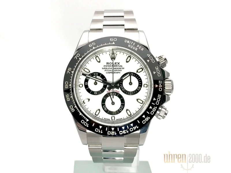 Rolex Daytona Edelstahl 116500LN Weiß aus 2016 LC100