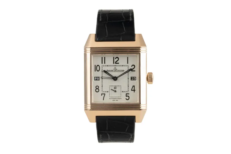 Jaeger LeCoultre Reverso 18 ct red gold automatic men's watch Q7002420 230.2.77 [2504669]