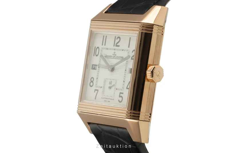 Jaeger LeCoultre Reverso 18 ct red gold automatic men's watch Q7002420 230.2.77 [2504669]