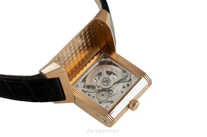 Jaeger LeCoultre Reverso 18 ct red gold automatic men's watch Q7002420 230.2.77 [2504669]