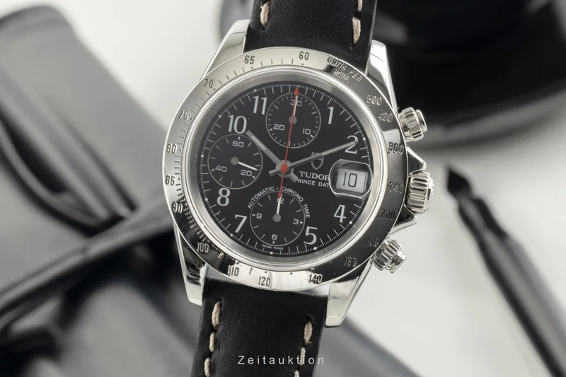 Tudor Prince Date chronograph steel automatic men's watch 79280P [2503540]