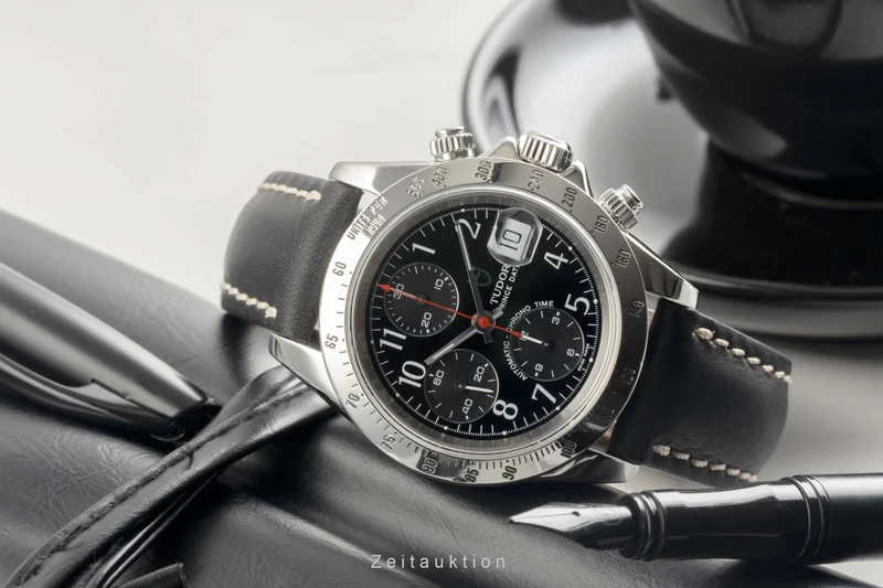 Tudor Prince Date chronograph steel automatic men's watch 79280P [2503540]
