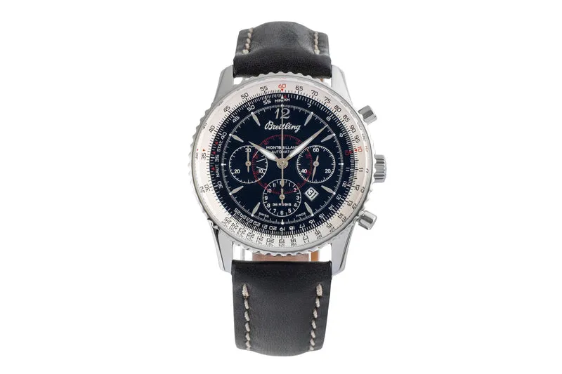 Breitling Montbrillant chronograph steel automatic men's watch A41330 [2504374]