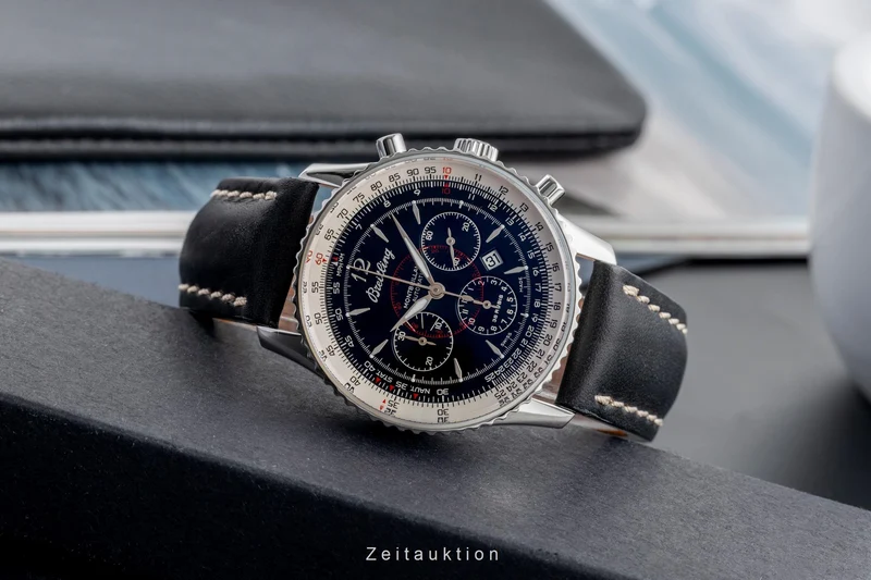 Breitling Montbrillant chronograph steel automatic men's watch A41330 [2504374]