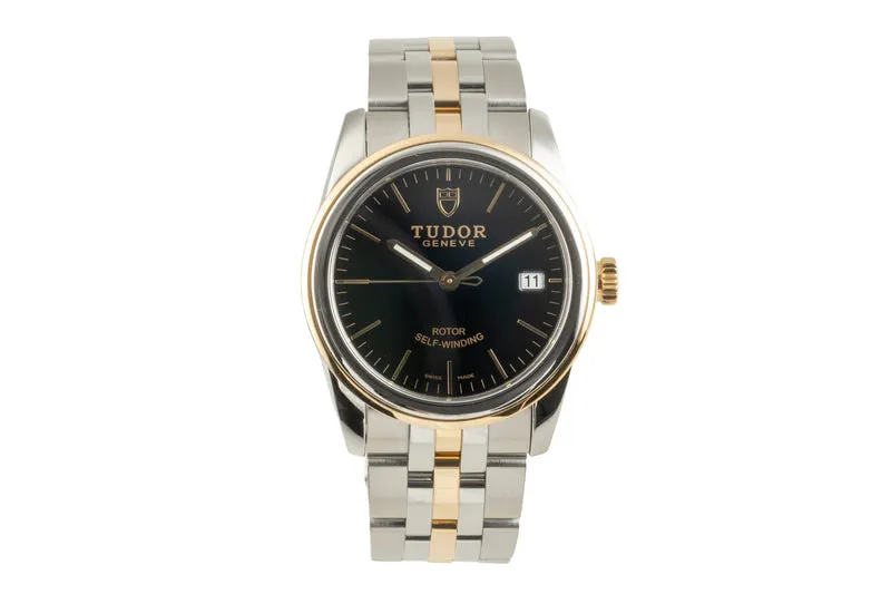 Tudor Glamour Date steel / gold automatic men's watch 55003 [2504254]