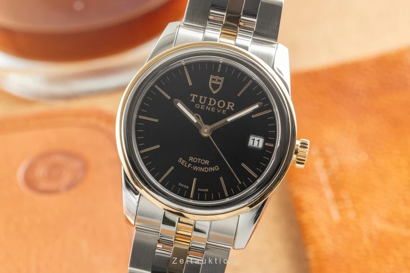 Tudor Glamour Date steel / gold automatic men's watch 55003 [2504254]