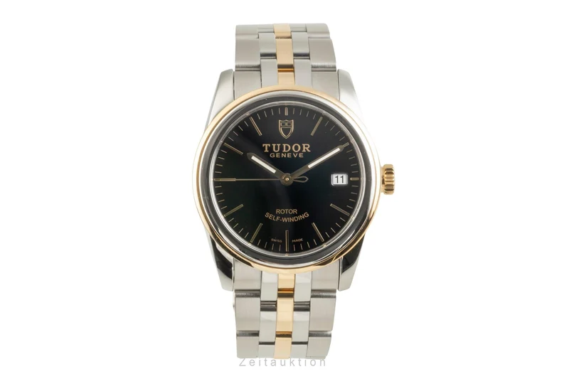 Tudor Glamour Date steel / gold automatic men's watch 55003 [2504254]