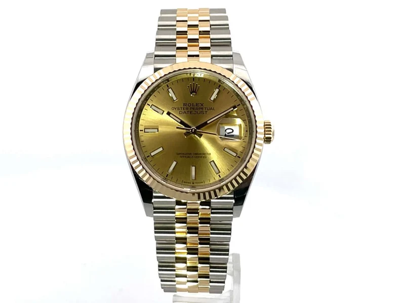 Rolex Datejust 36 126233 Champagner Index Jubile-Band