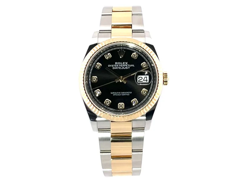 Rolex Datejust 36 126233 Schwarz Diamant