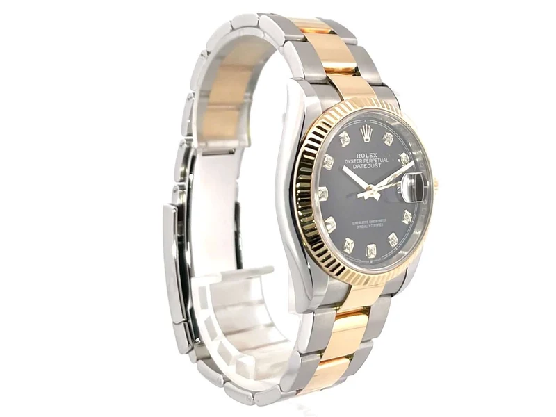 Rolex Datejust 36 126233 Schwarz Diamant