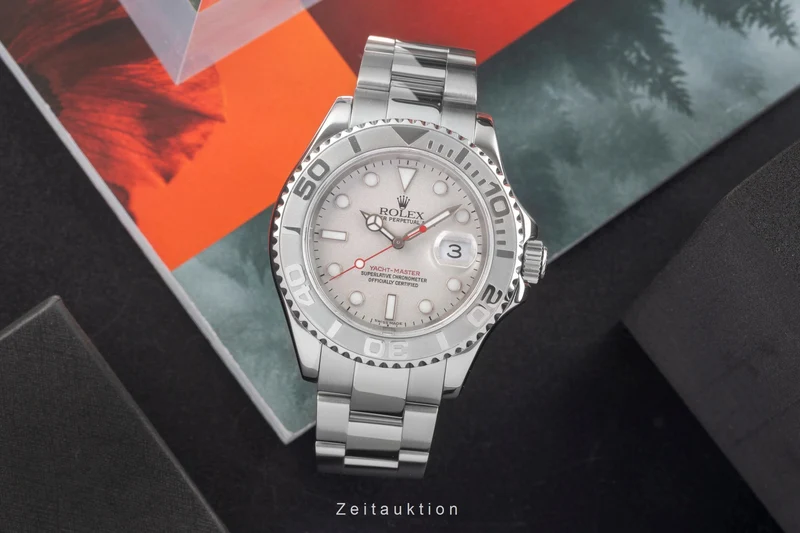 Rolex Yacht-Master steel / platinium automatic men's watch 16622 [2504387]