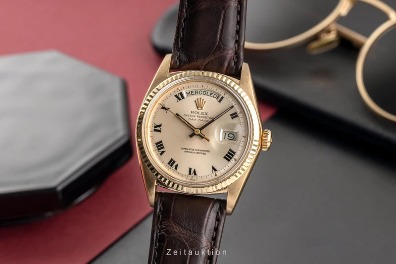 Rolex Day-Date 18 ct gold automatic men's watch 1803 [2501455]