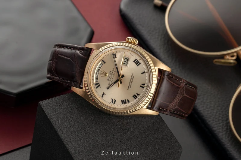 Rolex Day-Date 18 ct gold automatic men's watch 1803 [2501455]