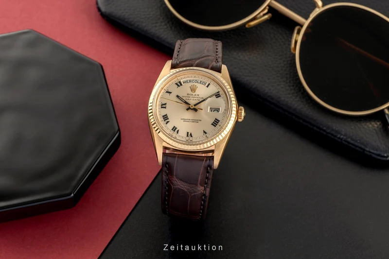 Rolex Day-Date 18 ct gold automatic men's watch 1803 [2501455]