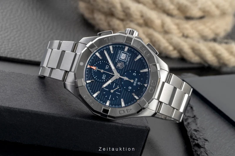 Tag Heuer Aquaracer chronograph steel automatic men's watch CAY2112-2 [2504341]