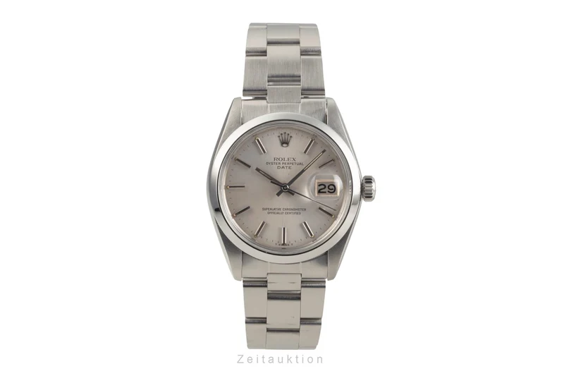 Rolex Date steel automatic men's watch 1500 [2502615]